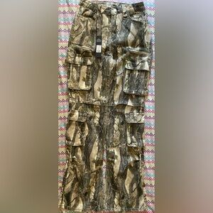 Fashion Nova Forest Print Cargo Pants